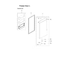 Samsung RF34H9960S4/AA-07 left freezer door parts diagram