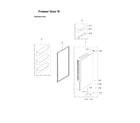 Samsung RF34H9960S4/AA-07 right freezer door parts diagram