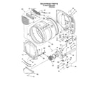 Whirlpool WGD8410SW2 bulkhead parts diagram