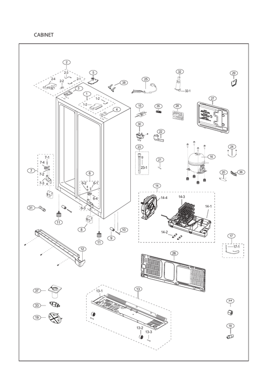 Cabinet parts