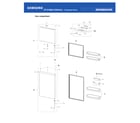 Samsung RT21M6215SR/AA-06 door compartment diagram