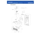 Samsung RT21M6215SR/AA-06 freezer compartment diagram