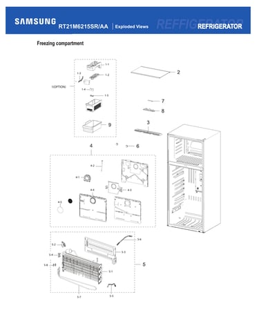 Freezer compartment