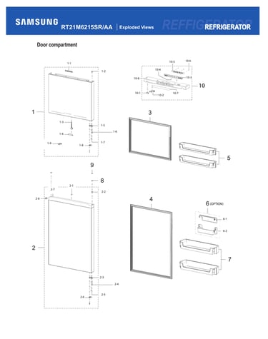 Door compartment
