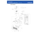 Samsung RT21M6215SR/AA-08 freezer compartment diagram