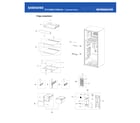Samsung RT21M6215SR/AA-08 refrigerator compartment diagram