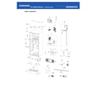 Samsung RT21M6215SR/AA-08 cabinet compartment diagram