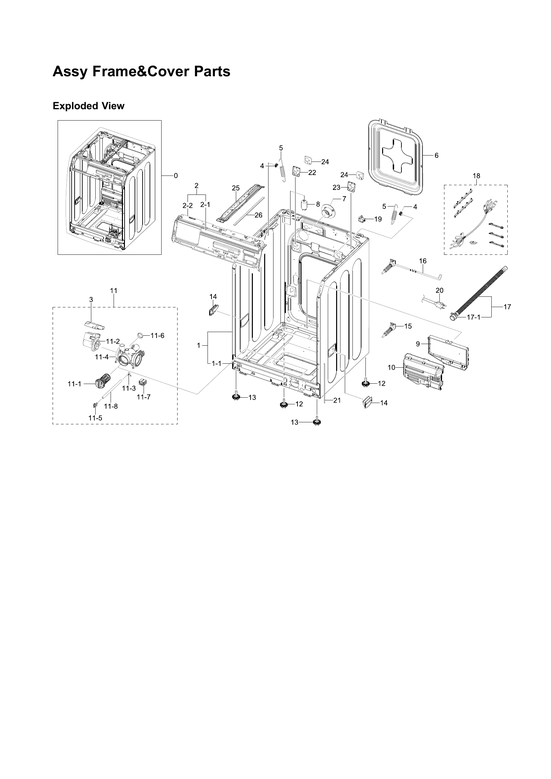 Frame & cover assy