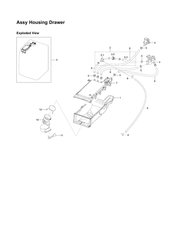 Drawer housing assy
