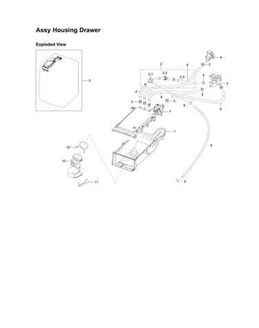 Drawer housing assy
