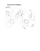 Front frame & door assy