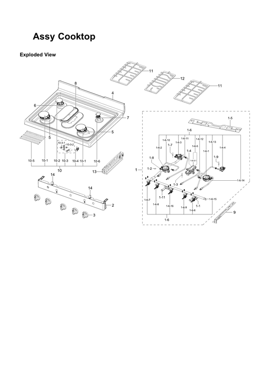 COOKTOP ASSY