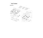 Samsung NX58R4311SG/AA-02 cooktop assy diagram