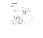 Samsung NX60A6311SG/AA-01 cavity assy diagram
