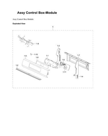 Control box-module assy