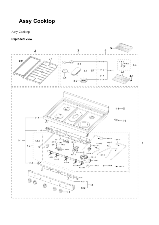 COOKTOP ASSY