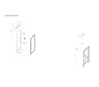 Samsung RF23R6201SG/AA-01 right refrigerator door parts diagram