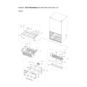 Samsung RF27T5501SR/AA-01 freezer parts diagram