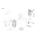 Samsung RF27T5501SR/AA-01 cabinet 2 parts diagram
