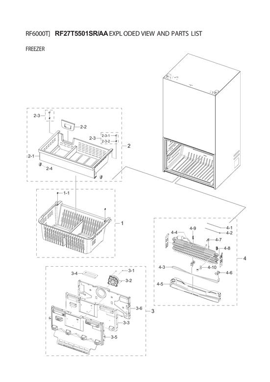Freezer parts