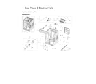 Samsung WF45B6300AP/US-00 frame & electrical parts assy diagram