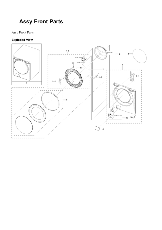 Front parts assy