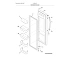 Frigidaire LFSS2312TD3 refrigerator door diagram