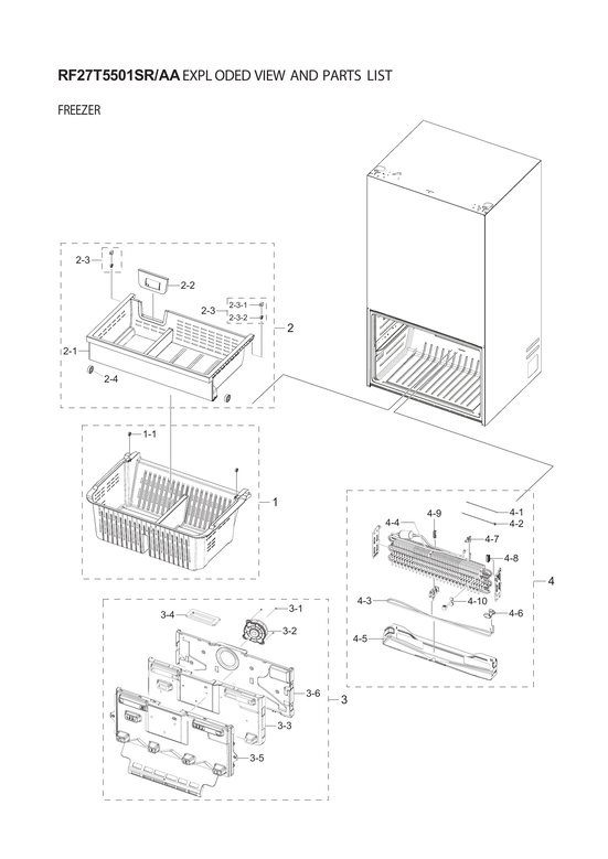 Freezer parts