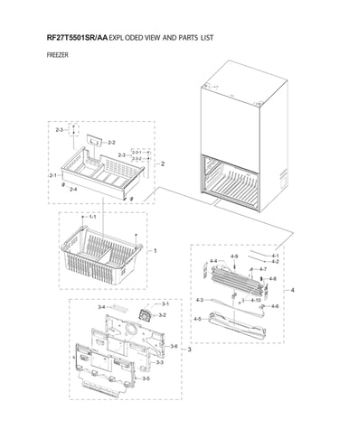 Freezer parts