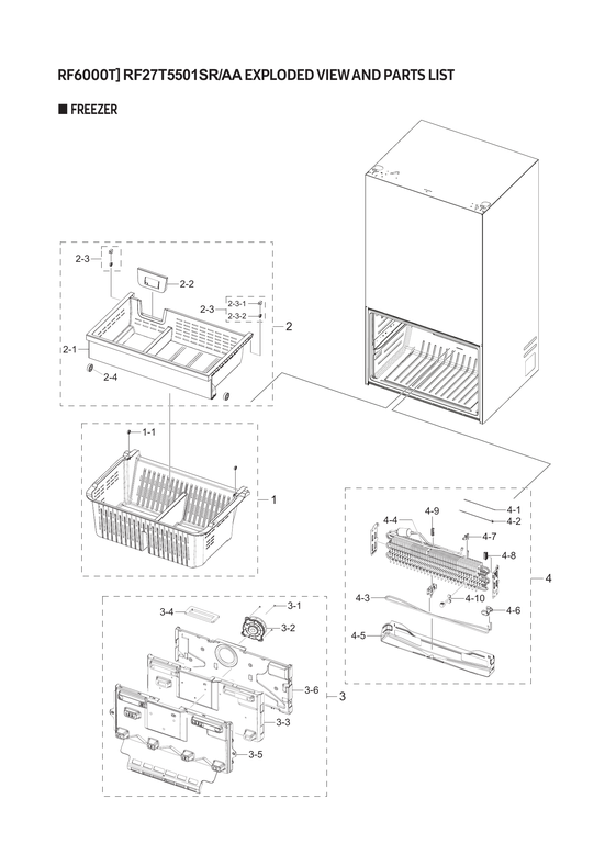 Freezer parts