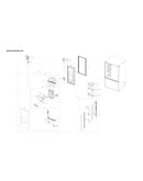 Left refrigerator door assy