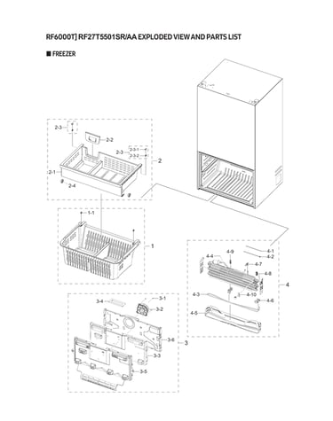 Freezer parts