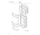 Frigidaire FFHI1835VS2 door diagram