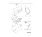 Frigidaire FFHI1835VS2 ice maker diagram