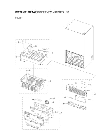 Freezer parts
