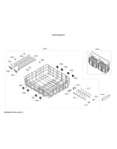 Lower rack/cutlery basket