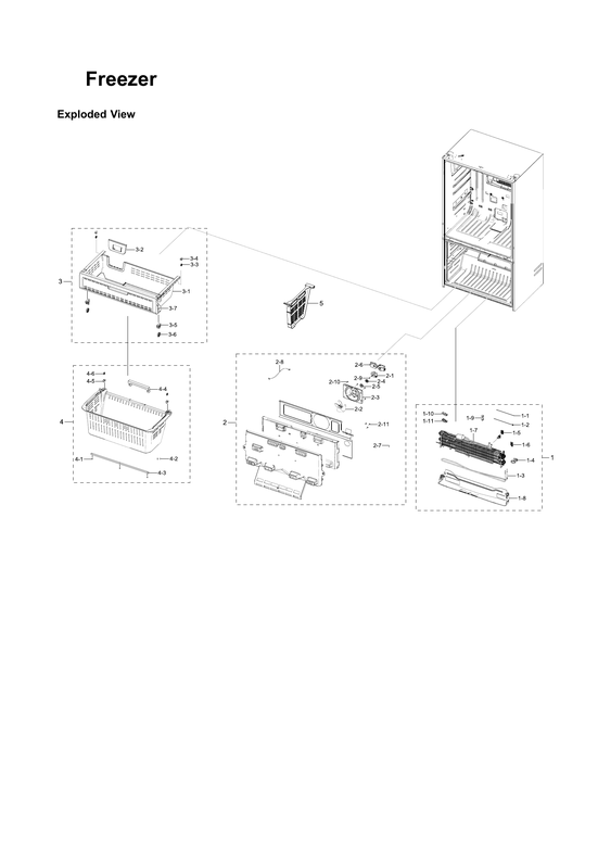 Freezer parts