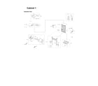 Samsung RF23R6201SG/AA-50 cabinet 1 parts diagram