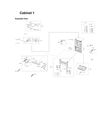 Cabinet 1 parts