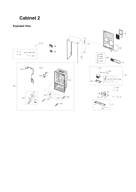 Cabinet 2 parts