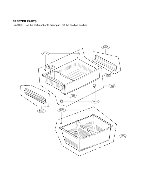 Freezer parts