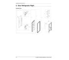 Samsung RF23R6201SG/AA-51 door refrigerator right diagram