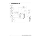 Samsung RF23R6201SG/AA-51 door refrigerator left diagram