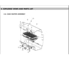 Kenmore 11169142120 case heater assy diagram