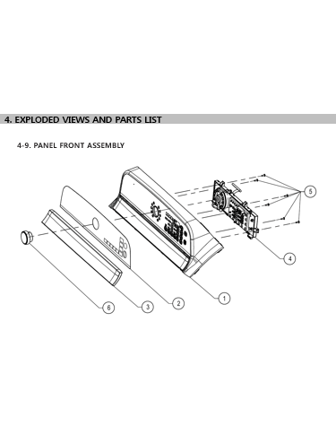 Panel front assy