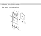 Kenmore 11169142120 cabinet front sub assy diagram
