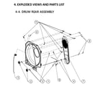 Kenmore 11179142220 drum rear assy diagram