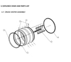 Kenmore 11179142220 drum center assy diagram