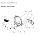 Kenmore 11179142220 drum front assy diagram