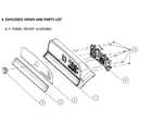 Kenmore 11179142220 panel front assy diagram